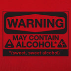 May Contain Alcohol Warning Sign