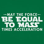 May the Force Be Equal to Mass Times Acceleration
