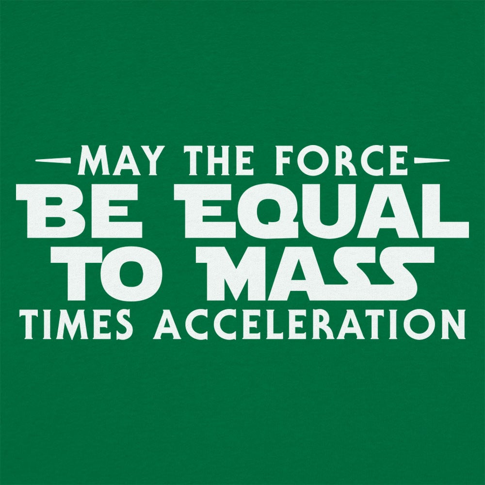 May the Force Be Equal to Mass Times Acceleration