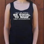 May the Force Be Equal to Mass Times Acceleration