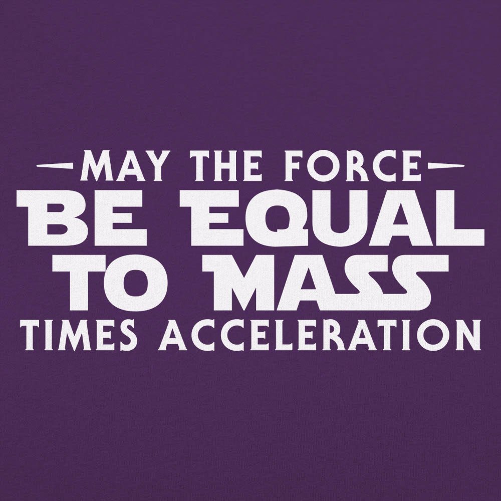 May the Force Be Equal to Mass Times Acceleration