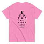 Too Close Eye Chart Men's Classic Tee