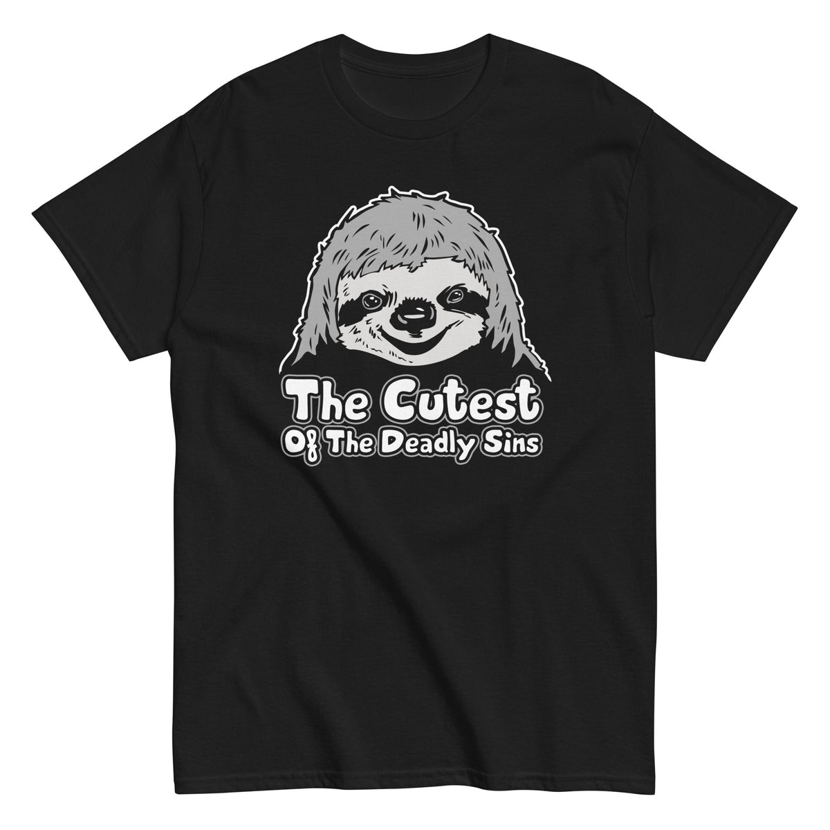 Sloth. The Cutest Of The Deadly Sins Men's Classic Tee