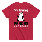 Warning. Pandas Are Bears Men's Classic Tee