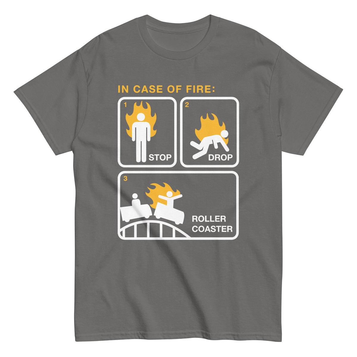 Stop Drop Roller Coaster Men's Classic Tee