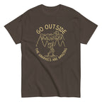 Go Outside The Graphics Are Amazing Men's Classic Tee