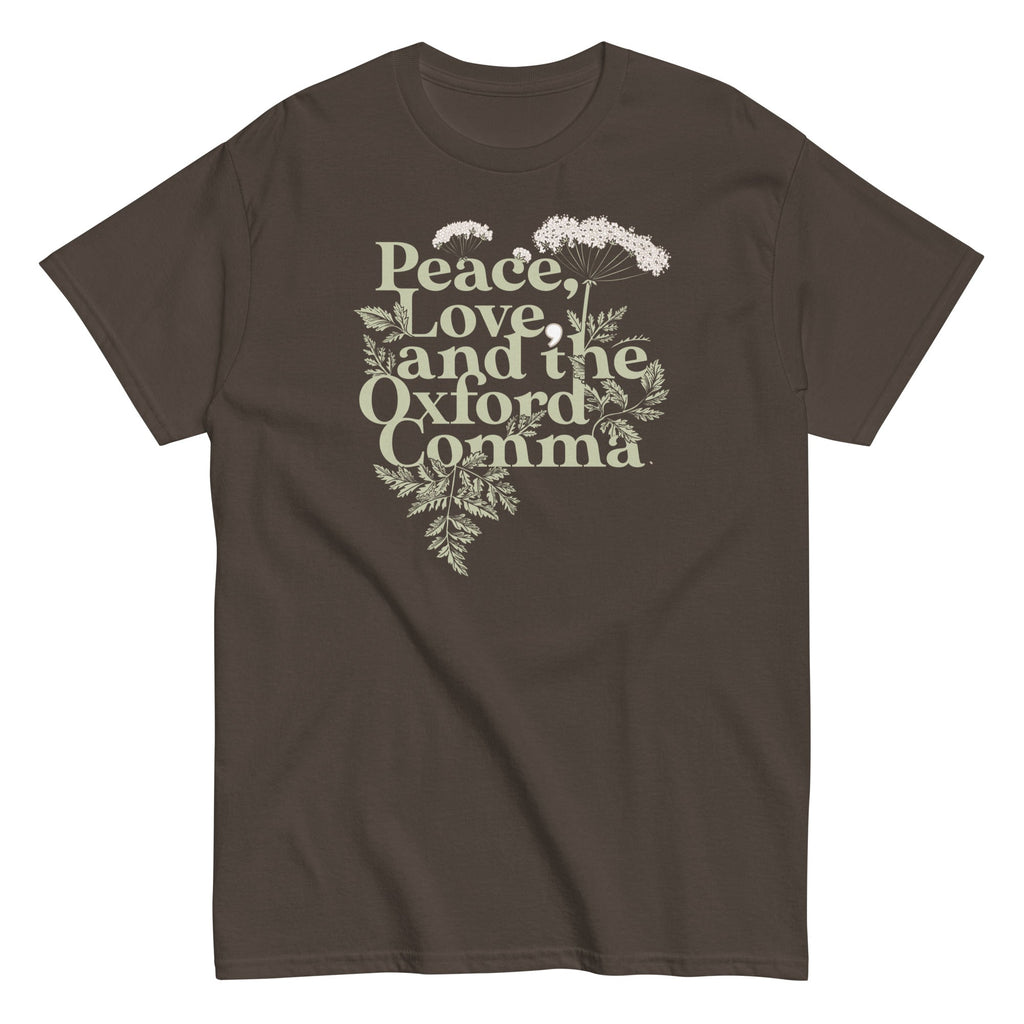 Peace. Love. And The Oxford Comma Men's Classic Tee
