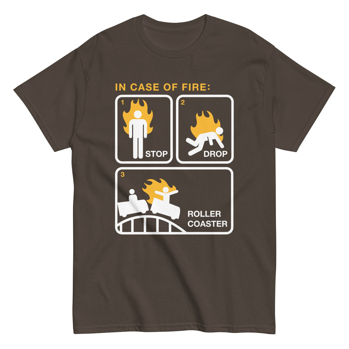 Stop Drop Roller Coaster Men's Classic Tee