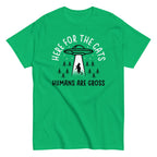 Here For The Cats. Humans Are Gross Men's Classic Tee