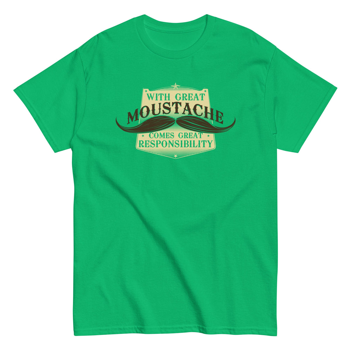 With Great Moustache Men's Classic Tee