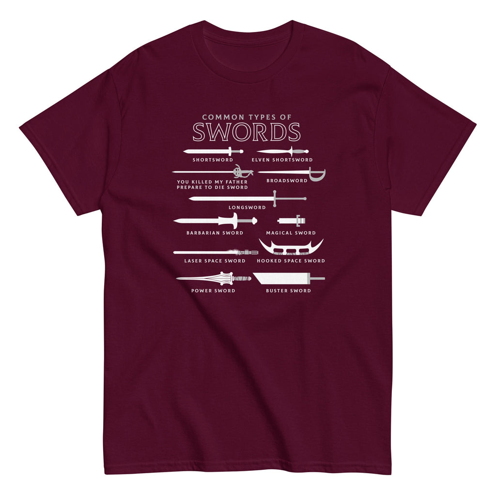 Common Types Of Swords Men's Classic Tee