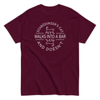 Schrodinger's Cat Walks Into A Bar Men's Classic Tee