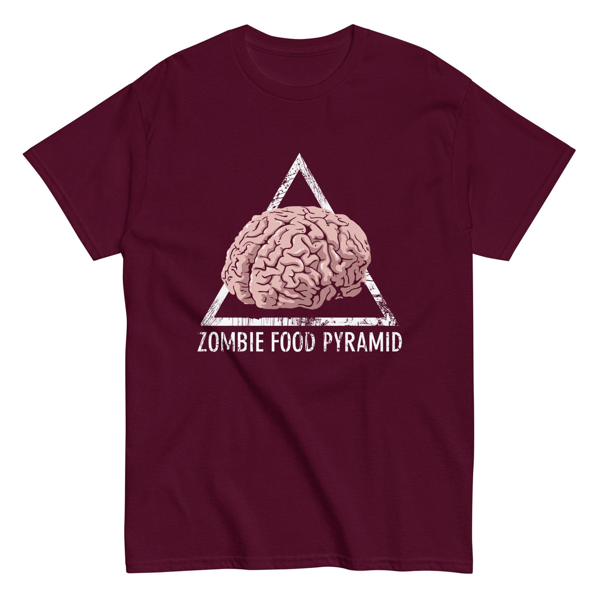 Zombie Food Pyramid Men's Classic Tee