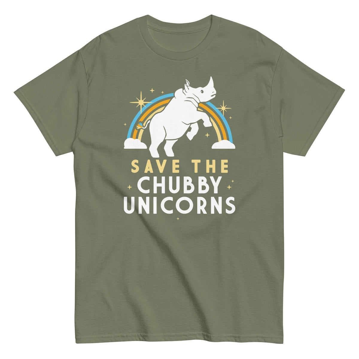 Save The Chubby Unicorns Men's Classic Tee