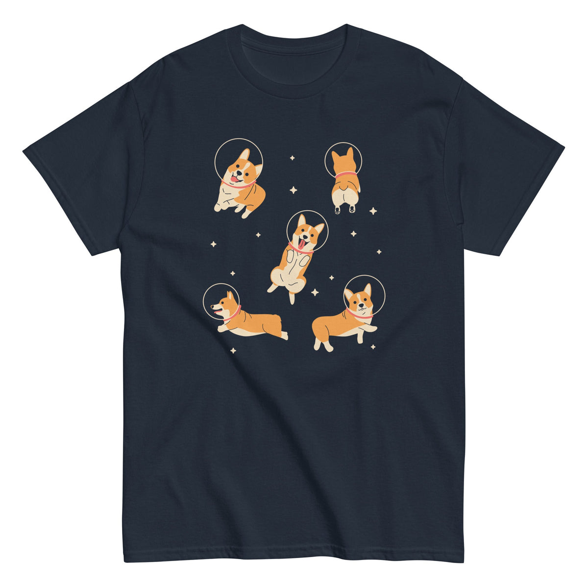 Corgis In Space Men's Classic Tee