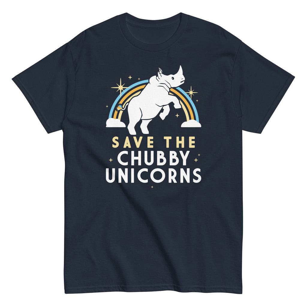 Save The Chubby Unicorns Men's Classic Tee