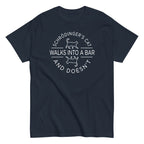Schrodinger's Cat Walks Into A Bar Men's Classic Tee