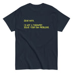 Dear Math. I'm Not A Therapist Men's Classic Tee