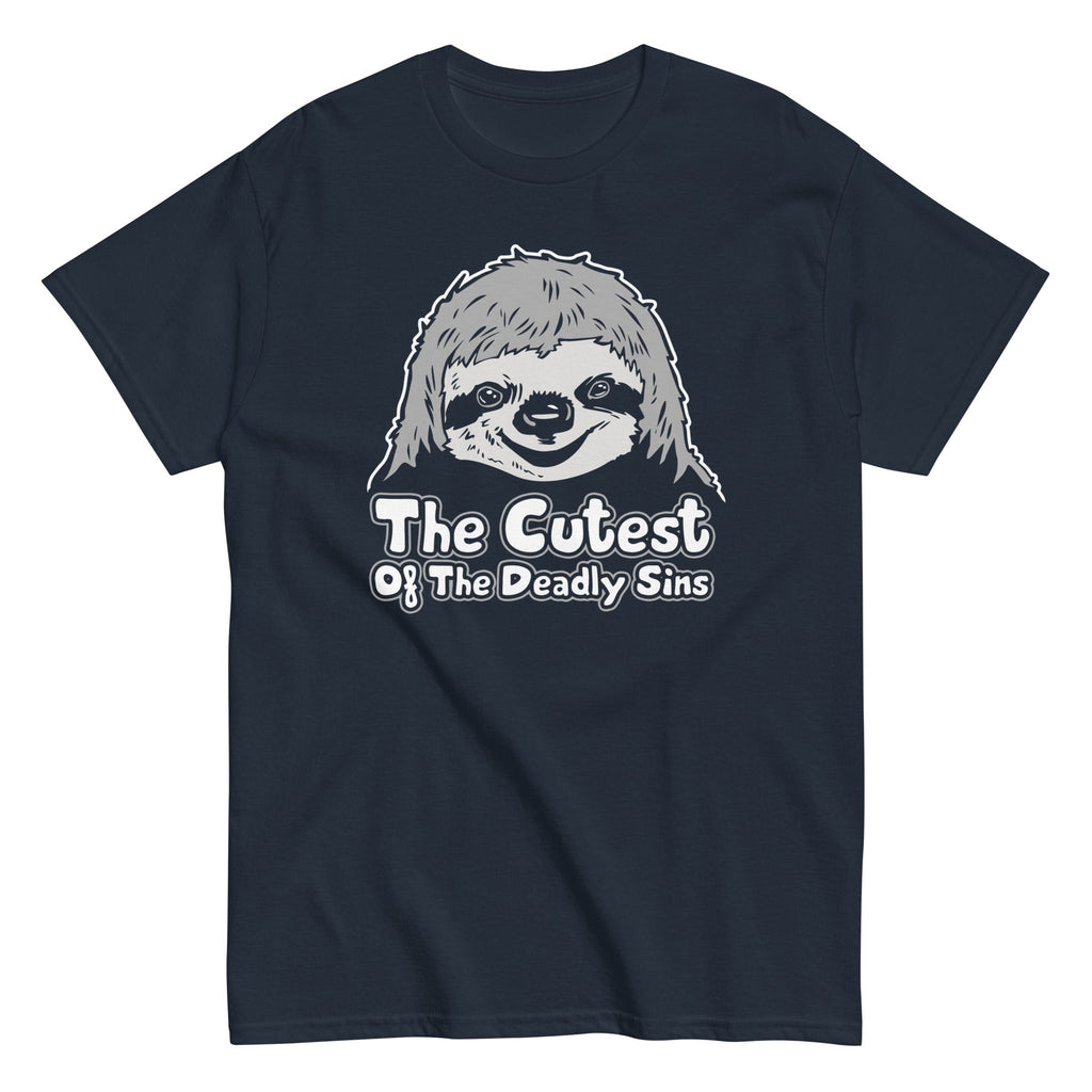 Sloth. The Cutest Of The Deadly Sins Men's Classic Tee