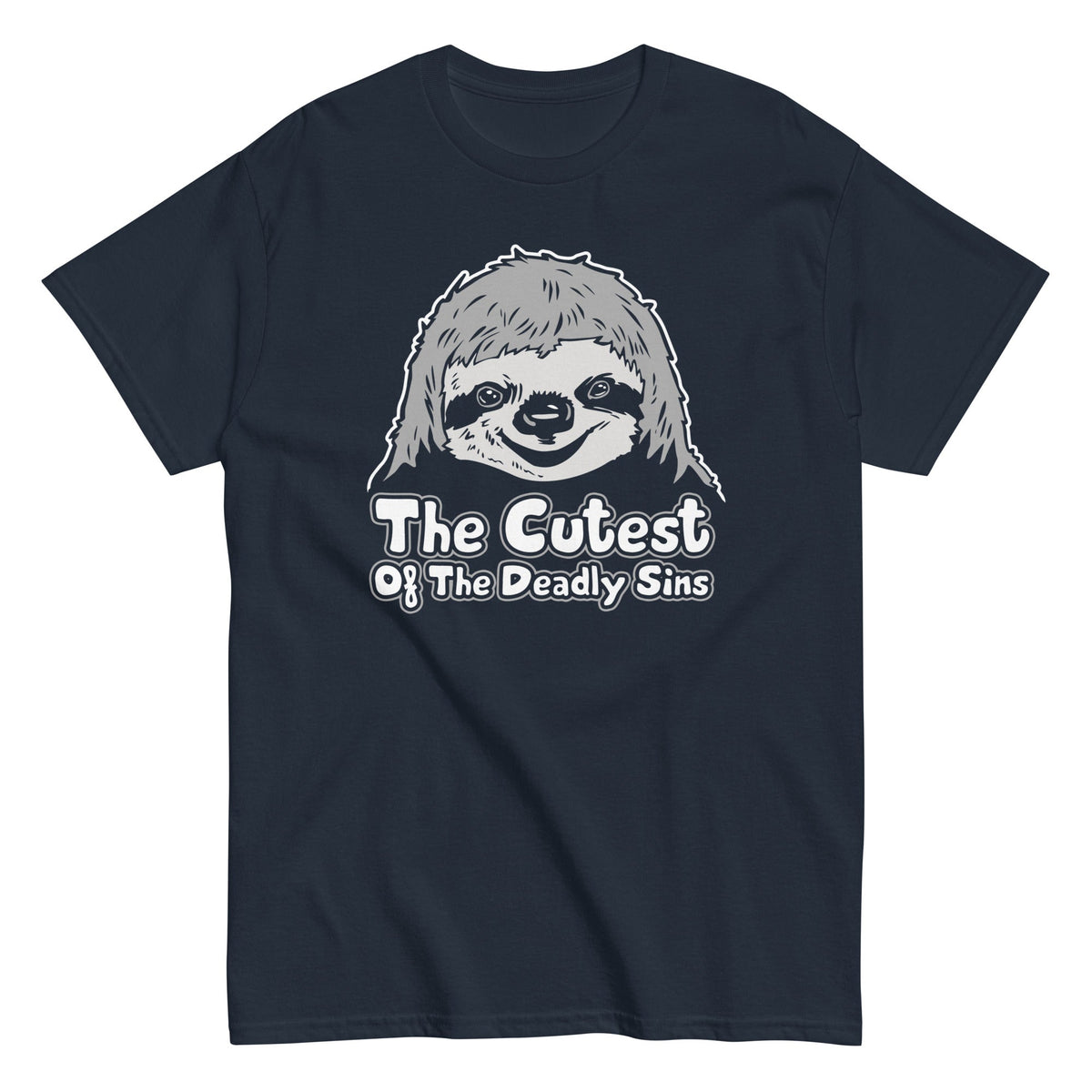 Sloth. The Cutest Of The Deadly Sins Men's Classic Tee