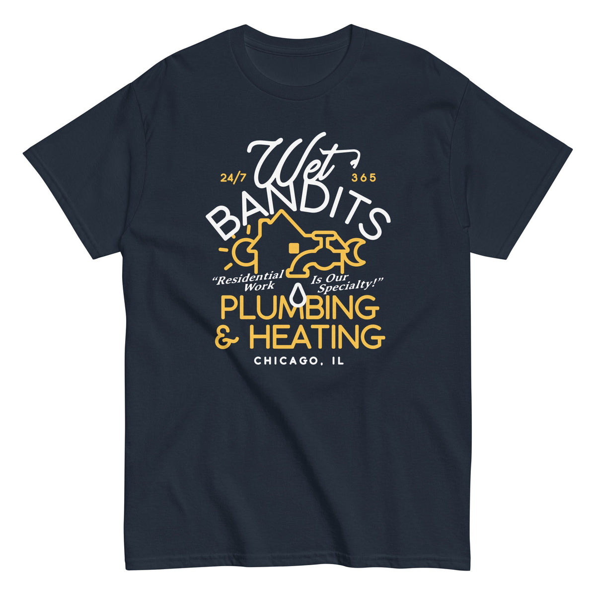 Wet Bandits Plumbing & Heating Men's Classic Tee