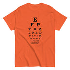 Too Close Eye Chart Men's Classic Tee