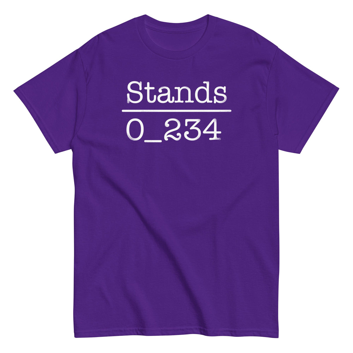 No 1 Under Stands Men's Classic Tee