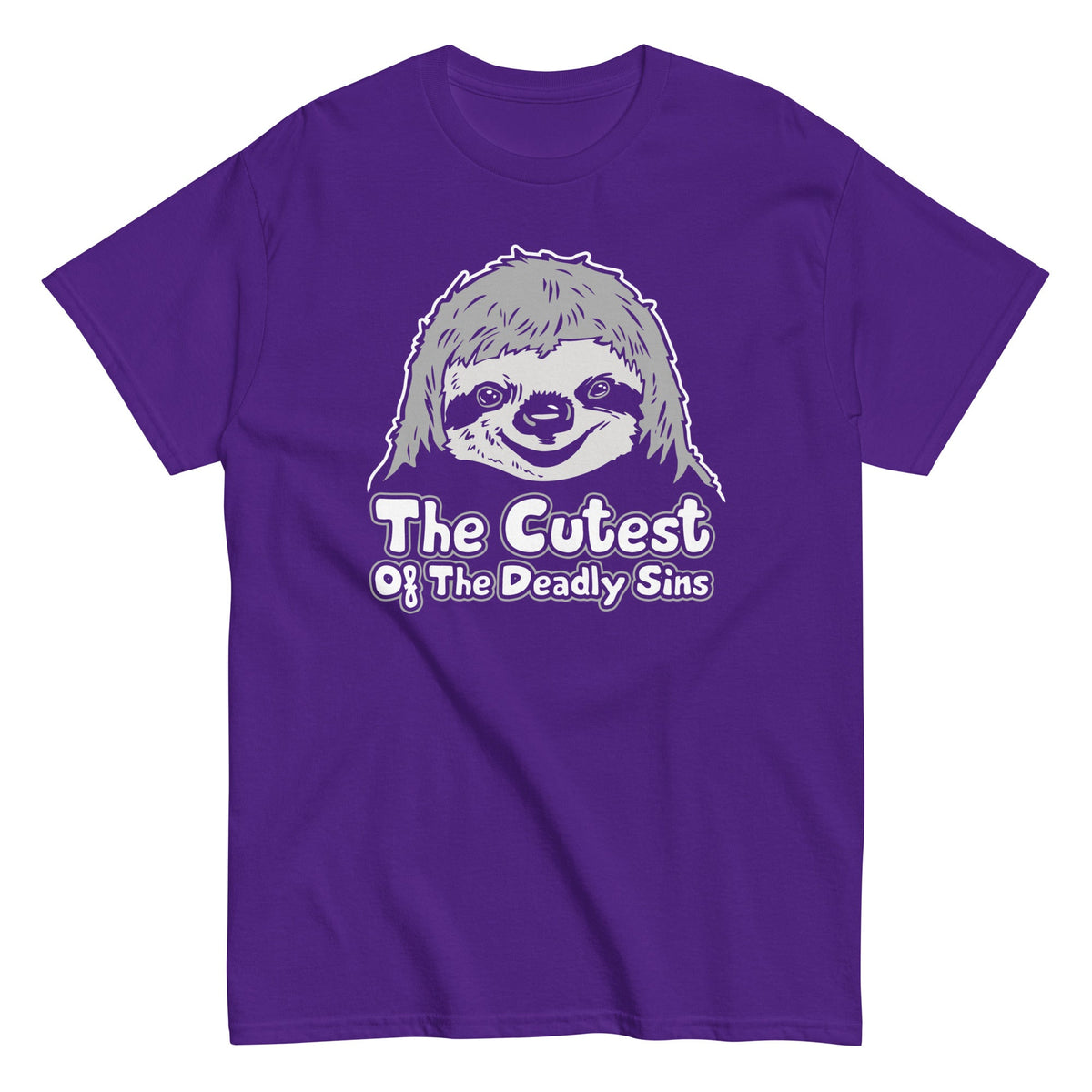 Sloth. The Cutest Of The Deadly Sins Men's Classic Tee