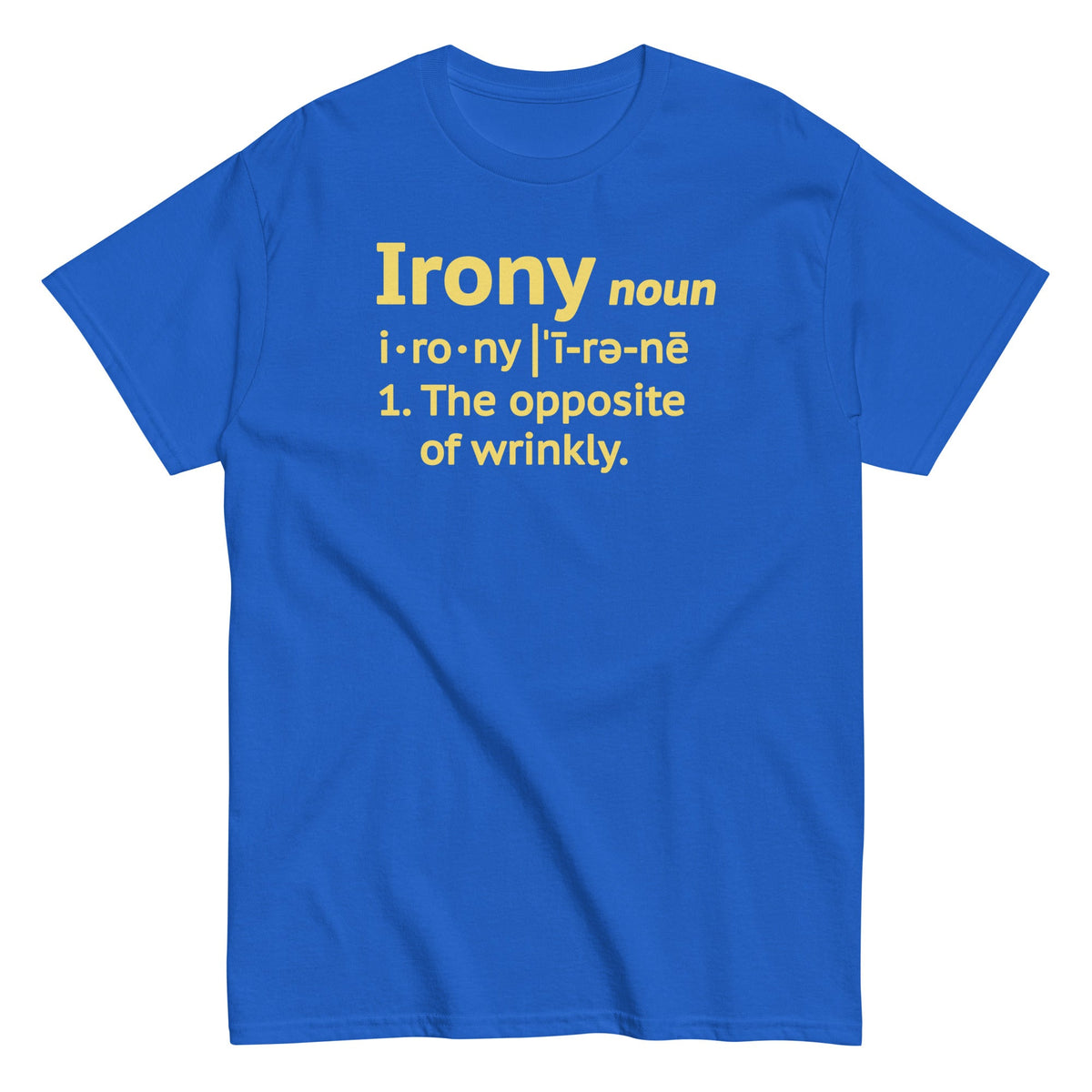 Irony Definition Men's Classic Tee