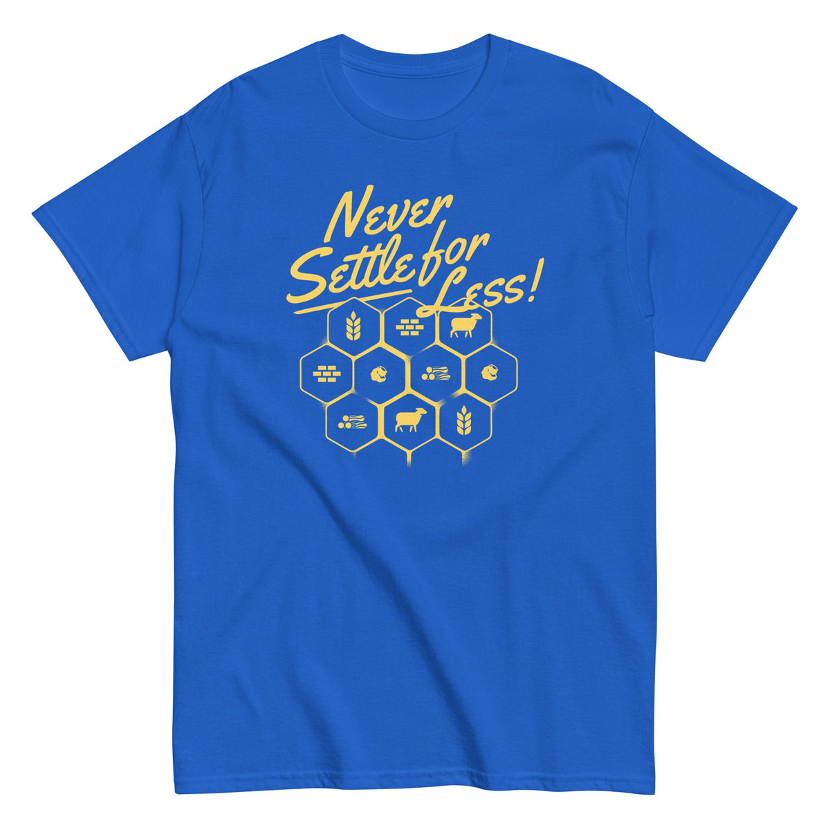 Never Settle For Less Men's Classic Tee