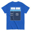 Where I Sleep. Where My Dog Sleeps Men's Classic Tee