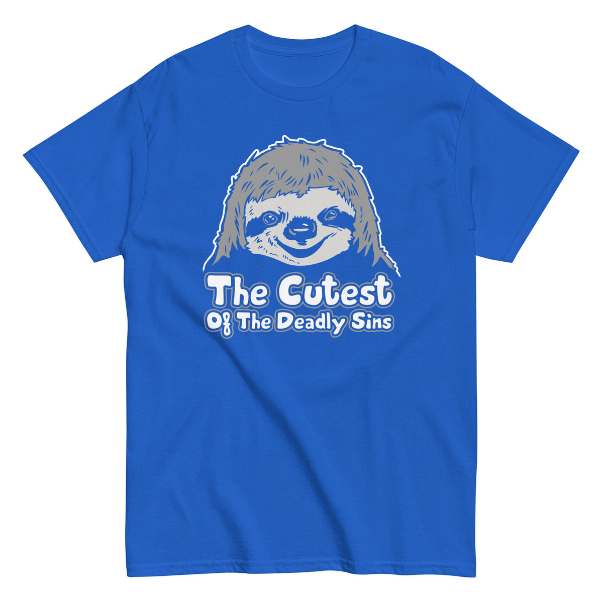 Sloth. The Cutest Of The Deadly Sins Men's Classic Tee