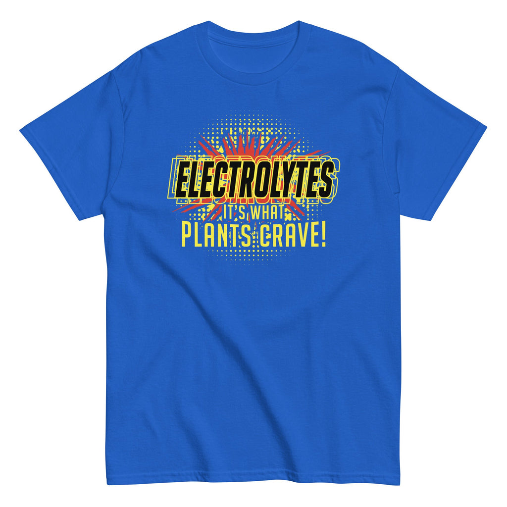 Electrolytes. It's What Plants Crave! Men's Classic Tee