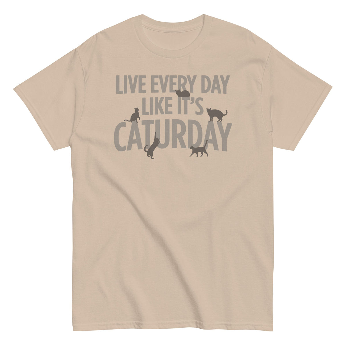 Live Every Day Like It's Caturday Men's Classic Tee