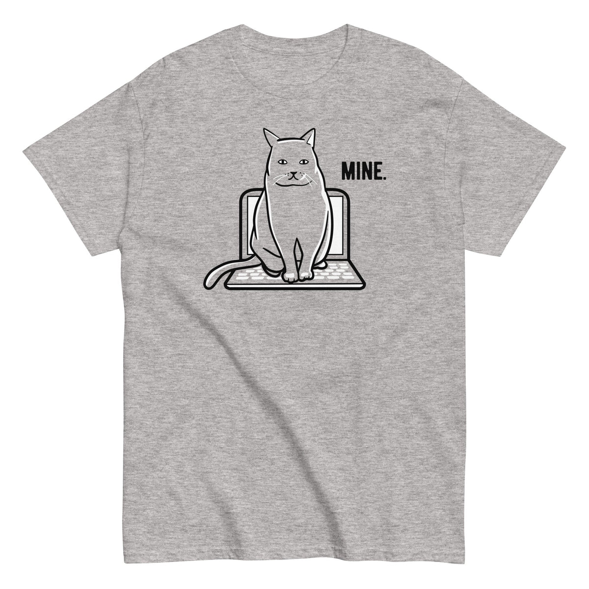 Mine Computer Cat Men's Classic Tee