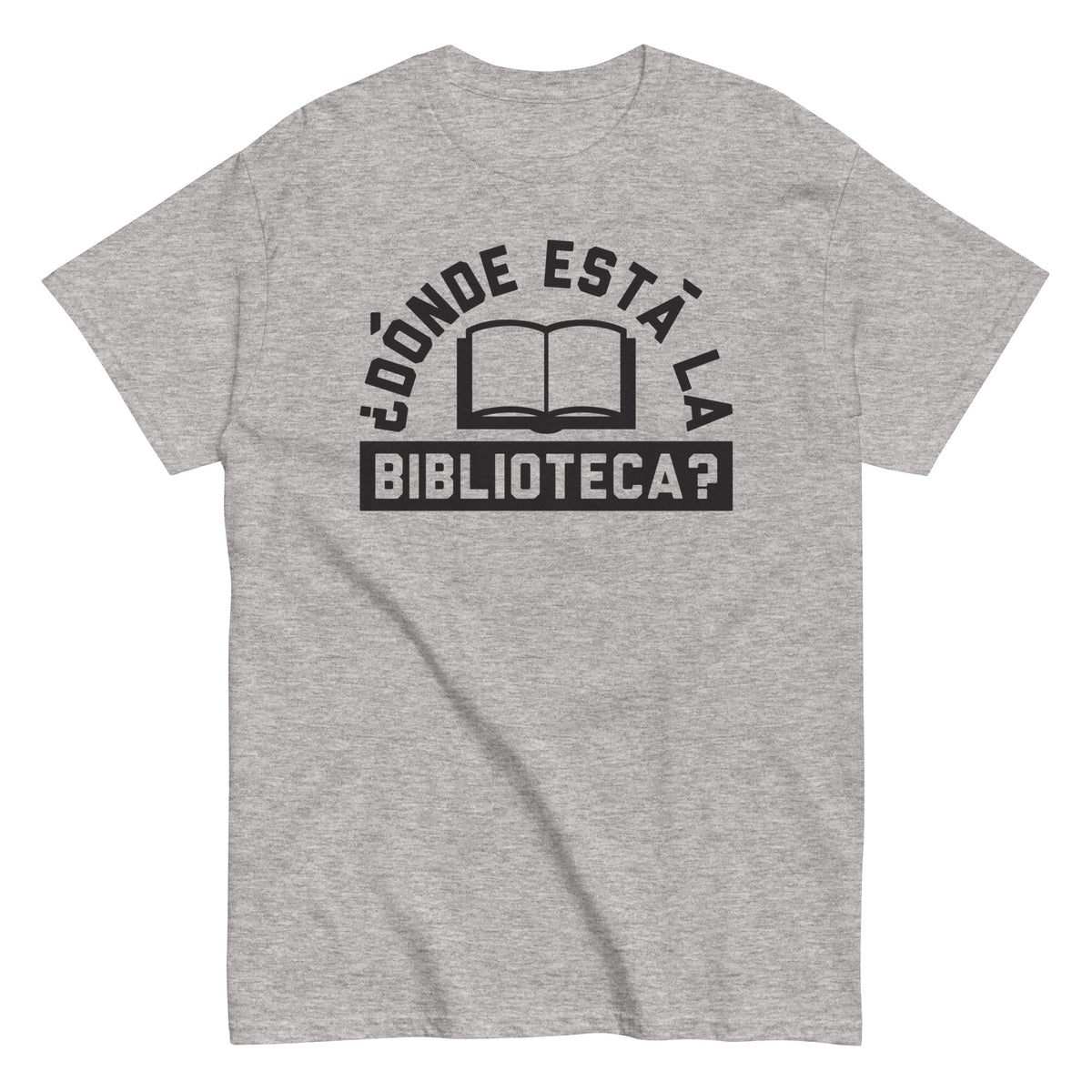 Donde Esta La Biblioteca? Men's Classic Tee