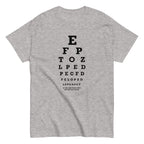 Too Close Eye Chart Men's Classic Tee