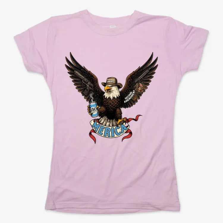 Merica Eagle with Guns & Beer