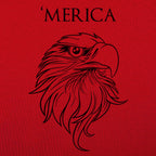 'Merica - Bald Eagle Head Patriotic Design
