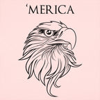 'Merica - Bald Eagle Head Patriotic Design