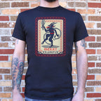 Merry Krampus Christmas Demon in Ugly Sweater Pattern