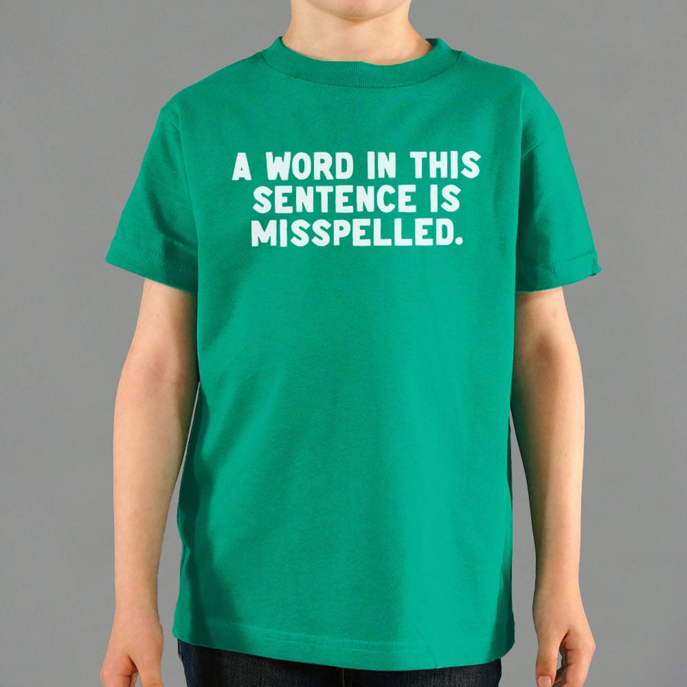 A Word in This Sentence is Misspelled Grammar Joke