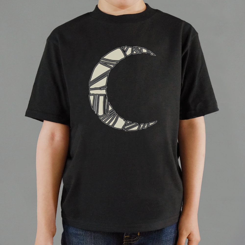 Moon Night - Geometric Crescent Moon Design