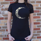 Moon Night - Geometric Crescent Moon Design