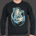Mother And Dragons Fantasy Queen Cradling Baby Dragons