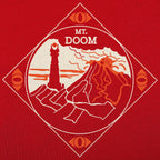Mount Doom Volcano Travel Poster