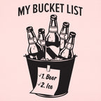 My Bucket List Beer Bottles on Ice Checklist