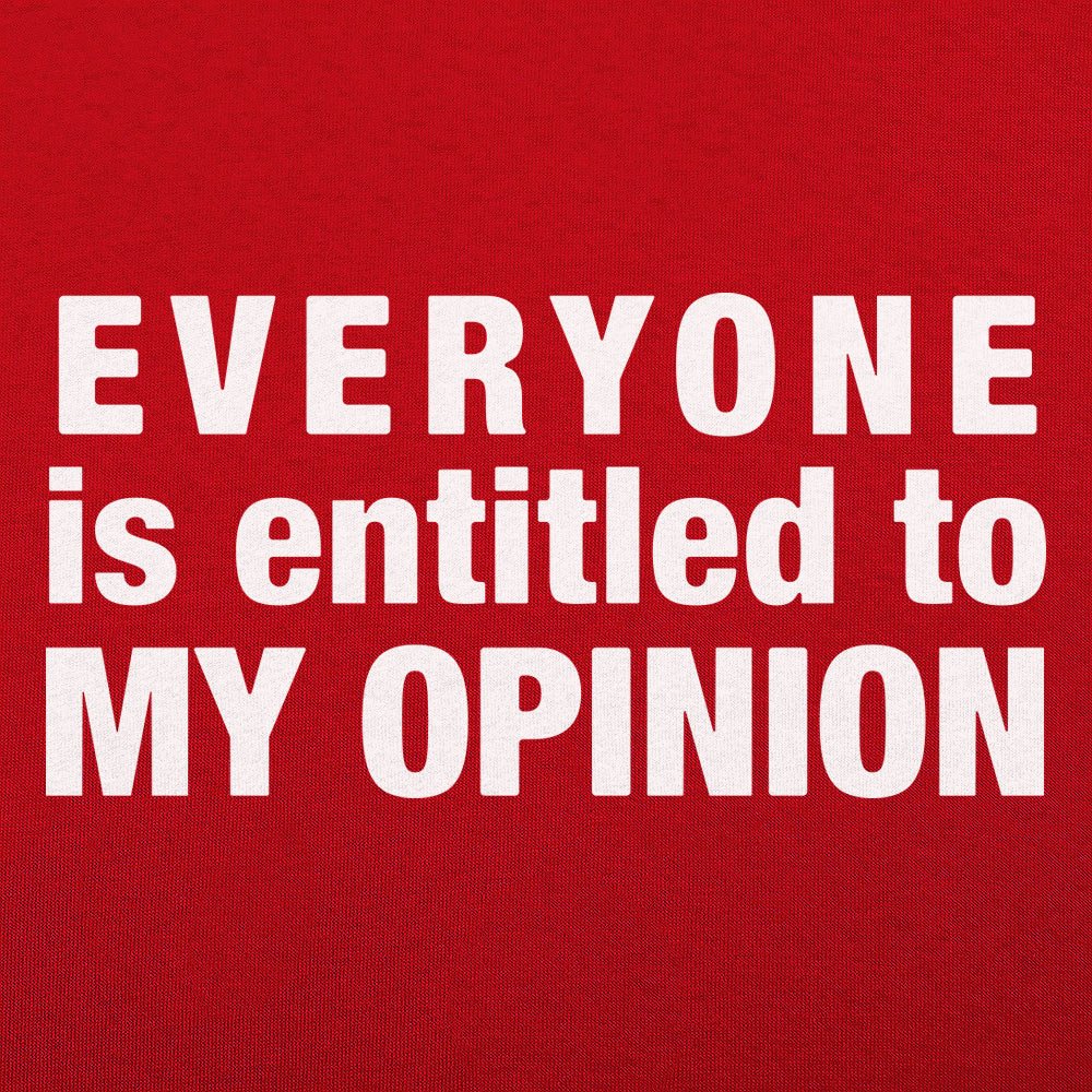 Everyone Is Entitled to My Opinion