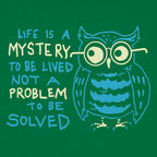 Mystery Owl Life Is a Mystery to Be Lived