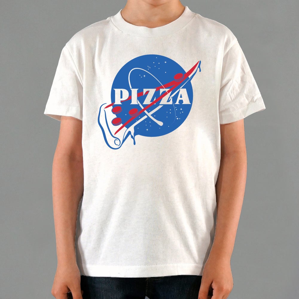 NASA Slice Pizza Space Agency Logo Parody